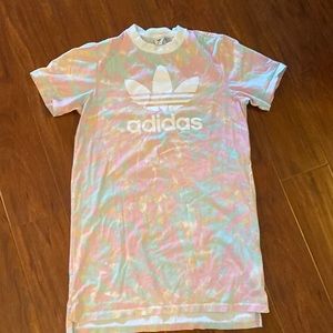 Adidas tie dye T-shirt dress